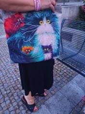 Flor de Cristal Plátěná taška přes rameno Crazy dogs