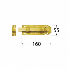 DOMAX W 160 Zástrč jednoduchá 160x55