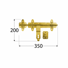 DOMAX WCZ 350 Závora těžká 310*210 mm