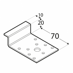 DOMAX LZ0 - spojka typu "Z" 20x70x10x2,5 mm