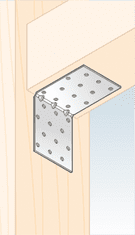 DOMAX KMP 8 - úhelník montážní s prolisem 80x80x60x1,5 mm