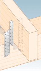 DOMAX LK1 - krokvová spojka levá 32x170x2,0 mm