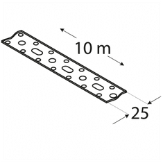 DOMAX TM4/10 - montážní páska 25x1,5 mm x 10m