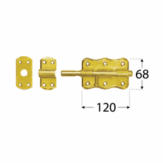 DOMAX W0 120 Zástrč s kulatým jezdcem 120x60 mm