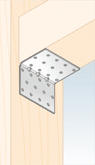 DOMAX KMP 6 - úhelník montážní s prolisem 60x60x80x1,5 mm