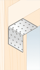 DOMAX KMP 9 - úhelník montážní s prolisem 80x80x80x1,5 mm