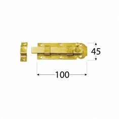 DOMAX W 100 Zástrč jednoduchá 100x45