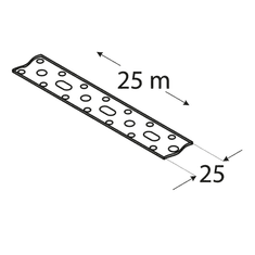 DOMAX TM4/25 - montážní páska 25x1,5 mm x 25m