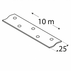 DOMAX TM1/10 - montážní páska 25x1,5 mm x 10m