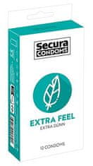 Secura Kondome Secura Extra Feel 53 mm (12 ks), tenké kondomy