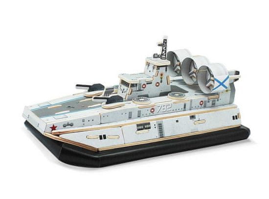 Robotime Dřevěná skládačka útočné vznášedlo Zubr class LCAC