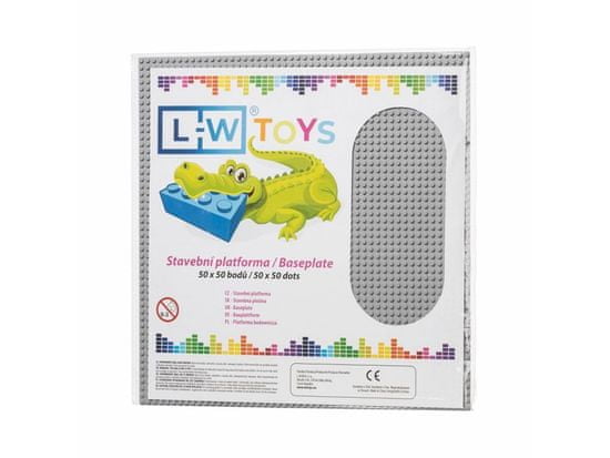 L-W Toys Velká podložka na stavění 50x50