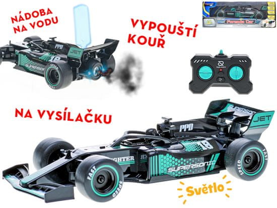 Roadstar R/C Formule 22 cm 2,4 GHz plná funkce na baterie se světlem a kouřem