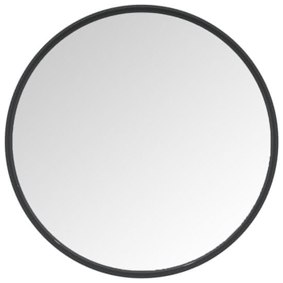 Vidaxl Nástěnné zrcadlo černé 40 cm