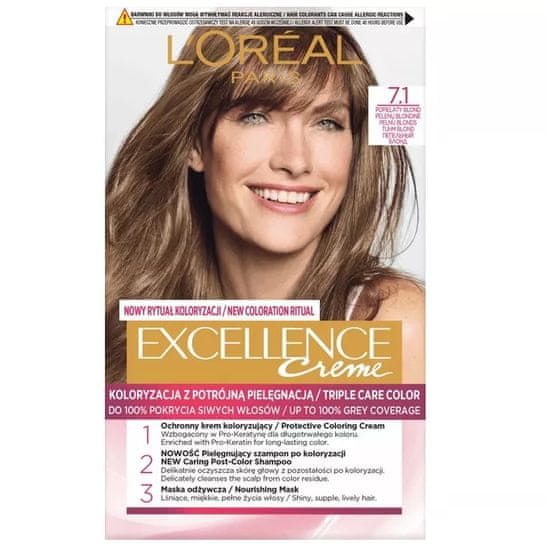 shumee Excellence Creme barva na vlasy 7.1 Ash Blonde