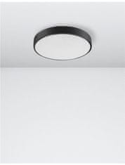 Nova Luce NOVA LUCE stropní svítidlo HADON černý hliník matný bílý akrylový difuzor LED 24W 230V 3000K IP20 9001531
