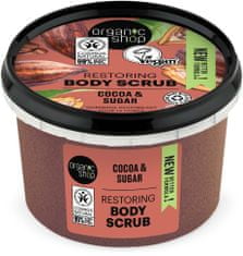 Organic Shop restoring body scrub cocoa & sugar regenerační tělový peeling 250 ml