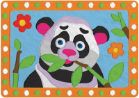 Kreativní sada na 3D malování hlínou - Panda 20 X 29 cm