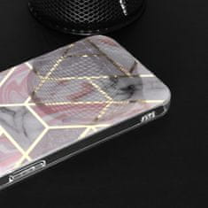 Techsuit Kryt iPhone 15 Pro Max Techsuit - Marble Series - Pink Hex