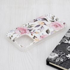 Techsuit Kryt iPhone 15 Pro Max Techsuit - Marble Series - Chloe White