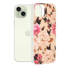 Techsuit Kryt iPhone 15 Plus Techsuit - Marble Series - Mary Berry Nude