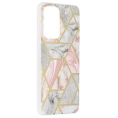 Techsuit Kryt Samsung Galaxy A33 5G Techsuit - Marble Series - Pink Hex