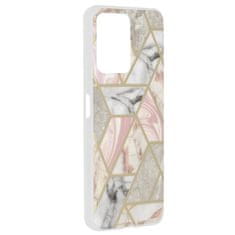 Techsuit Kryt Xiaomi Redmi Note 12 5G / Poco X5 Techsuit - Marble Series - Pink Hex