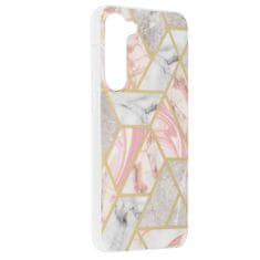 Techsuit Kryt Samsung Galaxy S23 Plus Techsuit - Marble Series - Pink Hex