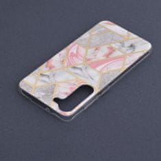 Techsuit Kryt Samsung Galaxy S23 Plus Techsuit - Marble Series - Pink Hex