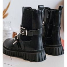 Dívčí boty na zip Black velikost 26