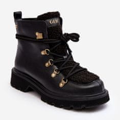 Dámské kožené boty GOE Trapper Boots velikost 40