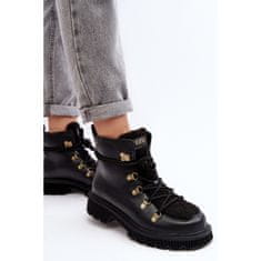 Dámské kožené boty GOE Trapper Boots velikost 40