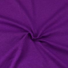 Brotex Jersey prostěradlo tmavě fialové (Rozměr: 90x200 jednolůžko)