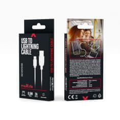 maXlife kabel USB - Lightning 0,5 m 2A, bílý (OEM0100963)