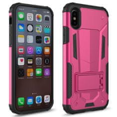 ZIZO Zizo Hybrid Transformer Cover - Pancéřový Kryt Na Iphone X Stojánkem (Hot Pin