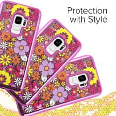 ZIZO Zizo Liquid Glitter Star Case – Pouzdro Pro Samsung Galaxy S9 (Multiflowers).