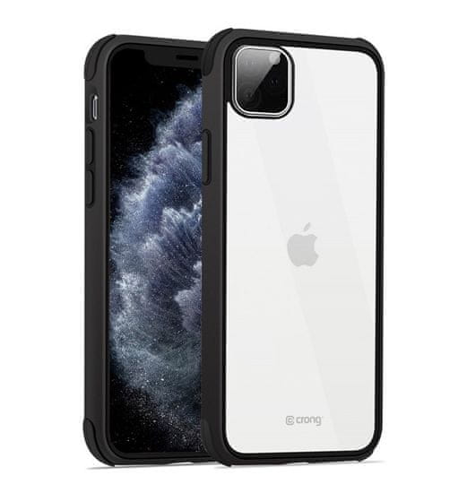 Crong Crong Trace Clear Cover - Kryt Na Iphone 11 Pro (Černý/Černý)