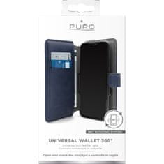 Puro Puro Universal Wallet 360° - Univerzální Otočné Pouzdro S Kapsami Na Trest