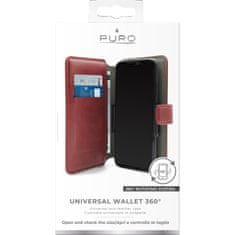 Puro Puro Universal Wallet 360° - Univerzální Otočné Pouzdro S Kapsami Na Trest