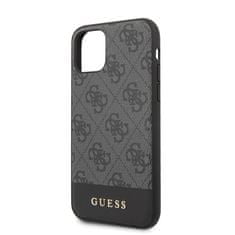 Guess Kolekce Guess 4G Bottom Stripe – Pouzdro Na Iphone 11 (Šedé)