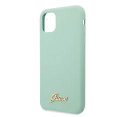 Guess Guess Silicone Vintage - Kryt Na Iphone 11 Pro Max (Zelený)