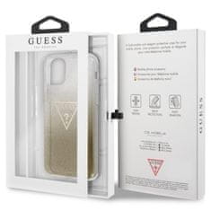 Guess Guess Solid Glitter Triangle – Pouzdro Iphone 11 Pro Max (Zlaté)