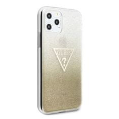 Guess Guess Solid Glitter Triangle – Pouzdro Iphone 11 Pro Max (Zlaté)