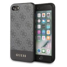 Guess Kolekce Guess 4G Bottom Stripe – Pouzdro Na Iphone 2020/8/7 (Šedé)