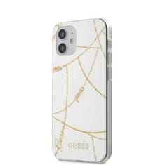 Guess Guess Gold Chain - Kryt Na Iphone 12 Mini (Bílý)