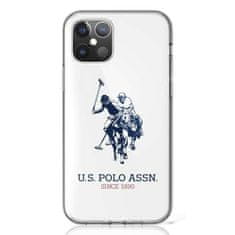 US Polo Us Polo Assn Big Double Horse Logo - Iphone 12 Mini Pouzdro (Bílá)