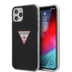 Guess Guess Triangle Logo - Kryt Na Iphone 12 / Iphone 12 Pro (Černý)