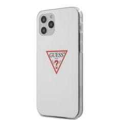 Guess Guess Triangle Logo - Kryt Na Iphone 12 / Iphone 12 Pro (Bílý)