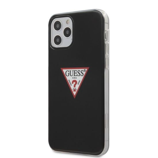 Guess Guess Triangle Logo - Kryt Na Iphone 12 / Iphone 12 Pro (Černý)