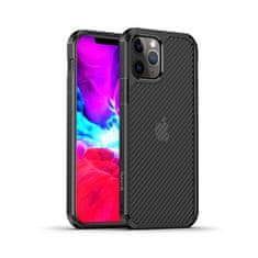 Crong Crong Hybrid Carbon - Kryt Na Iphone 12 Mini (Černý)